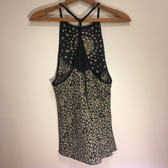 Celestial print low racer back camisole - Picture 3 of 4